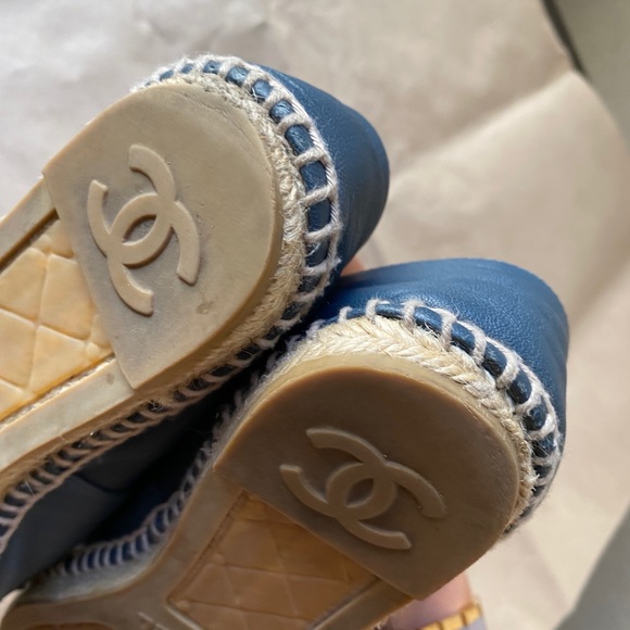 100% Authentic Chanel Single Sole Espadrilles 36 - Picture 9 of 13